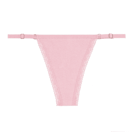 Fulorrnie Underwear for Women Comfort G String Seamless No Show Panties Thong Waistband Elastic Waist Stretchable Panty  Pink  XL
