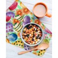 thumbnail image 3 of Easter Colorful Eggs Kitchen Dish Towels for Drying Dishes Set of 2, Spring Floral Polka Dot Green Striped Waffle Weave Microfiber Hand Tea Bathroom Towels Quick Dry & Absorbent Towel 12x12, 3 of 7
