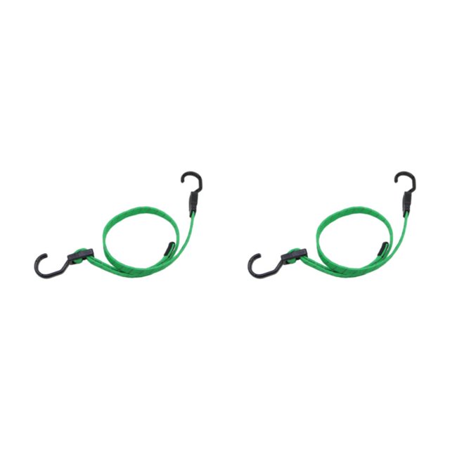 ZheElen Corde à Bagages Durable 1/2/3/5 - Sécurisée et Résistante aux Intempéries pour une Installation Facile avec Crochet Réfléchissant Vert 120cm 2PCS