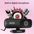 thumbnail image 4 of Rbaofujie 4K High-definition Computer Camera Autofocus 1080p Network High-definition Live Streaming Device USB Computer Camera, 4 of 7