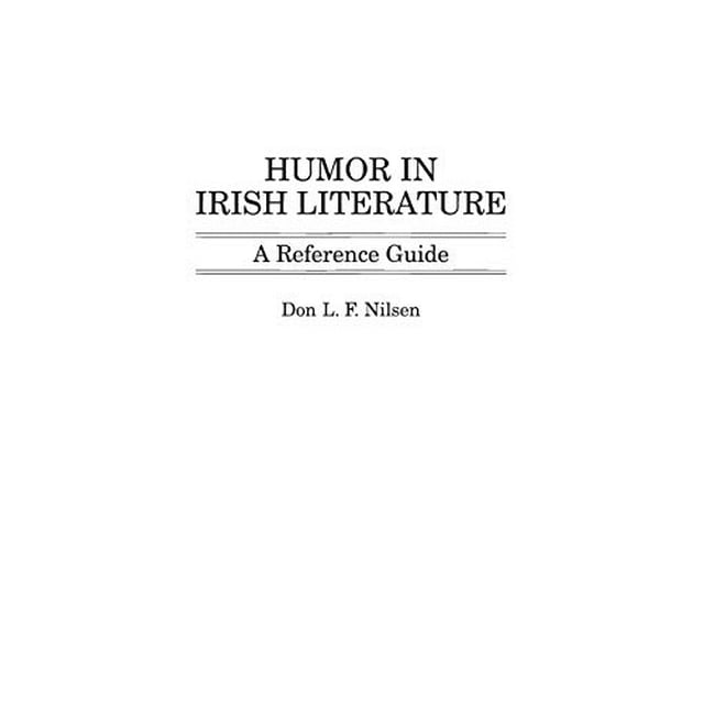 L'humour dans la Littérature Irlandaise: un Guide de Référence (Ordinateurs et Médecine)