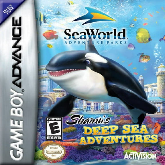 Restored SeaWorld: Shamu's Deep Sea Adventures (Nintendo GameBoy Advance, 2005) Game (Refurbished)