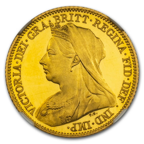 1893 Great Britain Gold 1/2 Sovereign Victoria PR-64 NGC (UCAM)