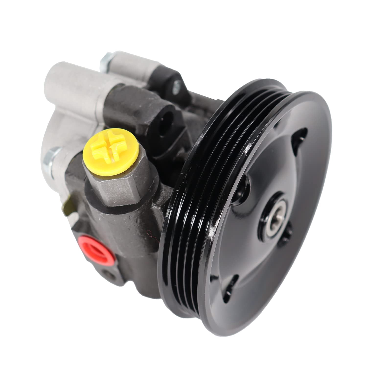 Detroit Axle - Power Steering Pump for 02-06 Toyota Camry, 2004-2008 Solara Lexus RX330 Power Steering Pump w/Pulley 2005 Replacement 21-5263