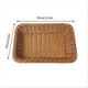 thumbnail image 2 of Handmade Rattans Work Storage Trays Fruit Vegetables Bread Baskets, 2 of 4