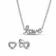 Pandora Handwritten Love Jewelry Gift Set