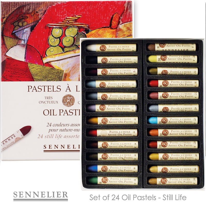 Sennelier Oil Pastel Set - Still Life Colors, Set of 24 ...