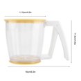 thumbnail image 2 of Hand held Cup Flour Sifter Strainer Powder Mesh Sieve Baking Supplies Tools with Lid, 2 of 4