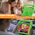 thumbnail image 4 of Dteck Case for Lenovo Tab One 8.7 Inch Tablet 2025 (TB305FU), Kids Friendly EVA Handle Soft Silicone Adjustable Stand Cover for Lenovo Tab K9 Tablet 8.7 inch Tablets, Green, 4 of 7