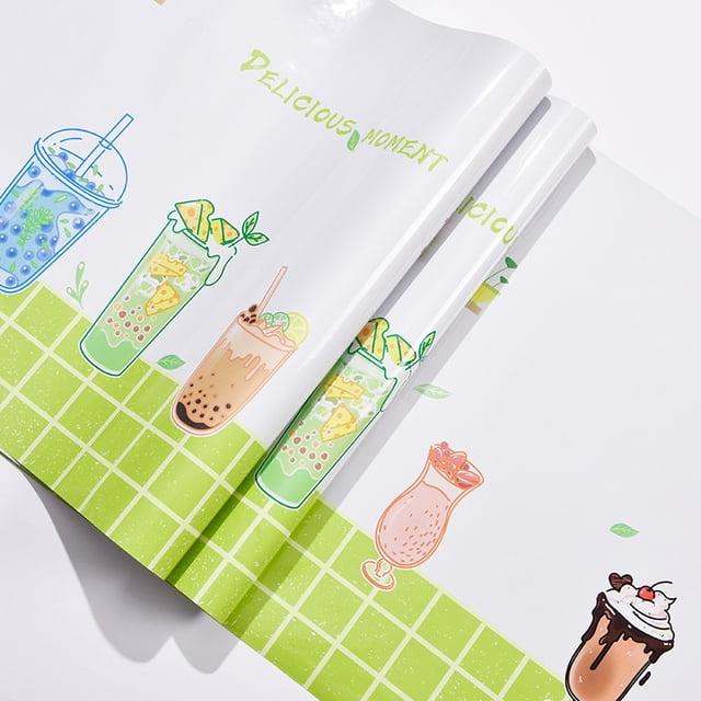 Kitchen Stove Oil-proof Sticker Waterproof High Temperature Resistant Wallpapers Kitchen Decoration Self Adhesive Contact Paper
