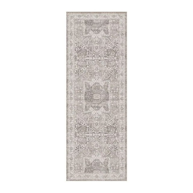Bohemian Style Modern Carpet Hallway 50*140cm Non-Slip Washable Area Rug, Long Strip Carpet for Kitchen Hallway Laundry Room Bbedroom