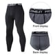 thumbnail image 3 of Pantalones de compresión térmica para hombre, mallas deportivas y mallas para correr, parte inferior de capa base para invierno, 3 of 5