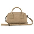 thumbnail image 4 of Wrangler Barrel Bag Retro Top Handle Bags with Crossbody Strap Boston Satchel Purse and Handbag Women, Tan, 4 of 7
