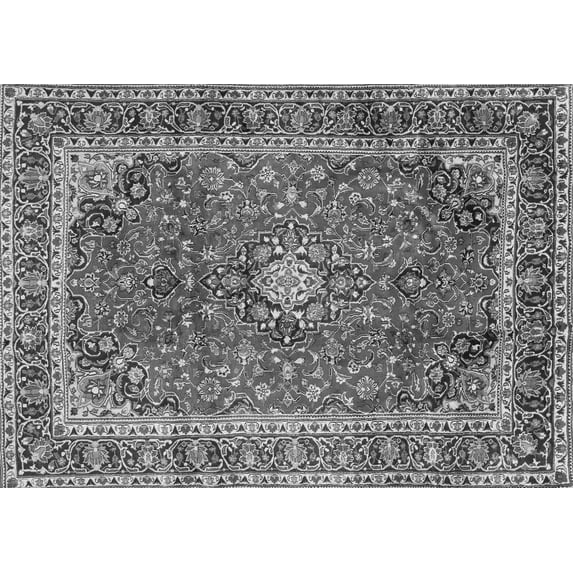 Ahgly Company Indoor Rectangle Persian Gray Traditional Area Rugs, 2' x 3'