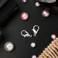 thumbnail image 6 of HONMEET Alloy Lobster Claw Clasps Silver for DIY Jewelry Making 100Pcs, 6 of 6