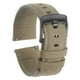 thumbnail image 1 of Rápido Desenganche  Auténtico Cuero Reloj Banda 22mm Ancho Flor Vaca Cuero Reloj Correa para Hombres y Mujeres, Gris y Negro, 1 of 8