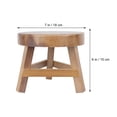thumbnail image 2 of HEALEEP Flowerpot Stand Wooden Rack Brown Homeowners Gardening 1Pack 7.07X7.07X5.89Inch, 2 of 8