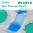 thumbnail image 5 of SUNKISS TrustPlus Adult Diapers with Maximum Absorbency, Disposable Incontinence Briefs with Tabs for Men and Women, Odor Control, XXLarge, 15 Count, 5 of 8