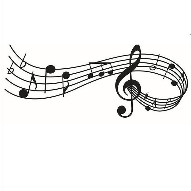 Music Notes Band Room Home Removable Wall Stickers DIY Vinyl Decals 2K0