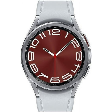 SAMSUNG Galaxy Watch 6 Classic 43mm Stainless-Steel Smartwatch w/Fitness Tracker, Heart Monitor, BIA Sensor, Bluetooth â€“ Silver