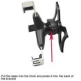 thumbnail image 3 of For A3 8v S3 2014-2019 Mobile Phone Holder Mobile Mount Car Mount Accessories Black, 3 of 5