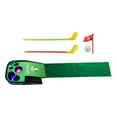 thumbnail image 4 of Juego de golf para niños, juego de minigolf con tapete, 1 pelota de golf, 2 postes de golf, juguetes de golf para deportes interiores y exteriores par, 4 of 9