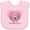 AD-Pink, variant on Inktastic Doodle Mom Girls Baby Bib