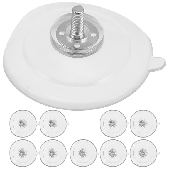 10 Pcs Screw in Suction Cups Toy Filament Light Bulbs Transparent