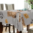 thumbnail image 5 of Yayeee Tablecloths 60" x 120" Rectangle Wrinkle Resistant Party Table Cover, Brown Cartoon Bears, 5 of 8