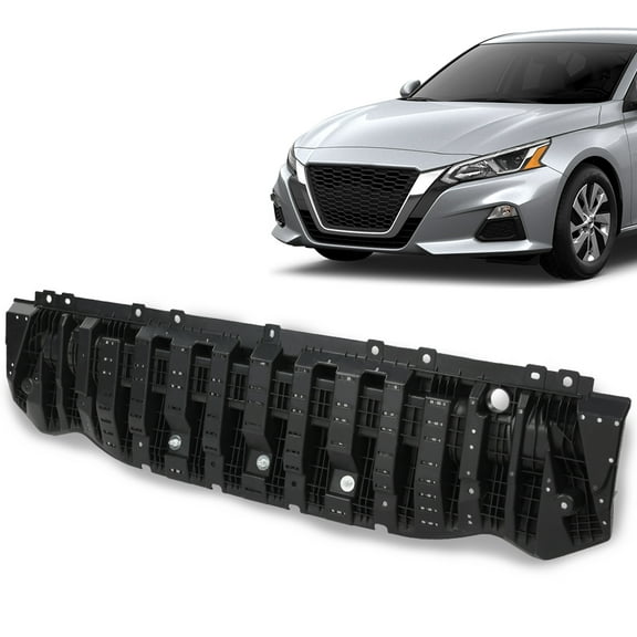 PIT66 Front Air Dam Deflector Lower Valance Apron Fit for 2019-2021 Nissan Altima 626636CA0A, NI1228171