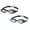 A,B, variant on Mirrored Swimming Goggles for Adults Men Women, Anti Fog Competition Swim Glasses, No Leaking Full Protection UV Eye Wear for Pool Beach Training, 26.2"