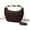 Coffee, variant on BaiYouDa Mini Straw Crossbody Bags for Women Summer Beach Vacation Clutch Purses Handmade Woven Handbag with 2 Straps,Orange,outdoor