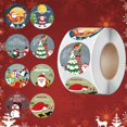 thumbnail image 2 of 500 pegatinas para sellar bolsas de dulces navideños, decoración navideña para el hogar, adornos navideños 2024, regalo de Navidad, Año Nuevo 2025, 2 of 5