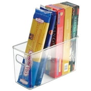 iDesign Clear BPA-Free Plastic Pantry and Kitchen Storage Organizer Bin - 10” x 4” x 6” - 71630M4