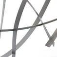 thumbnail image 3 of LuxenHome Silver and Gray Abstract Round Metal Wall Decor, 3 of 10