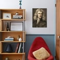 thumbnail image 4 of 1689 Sir Isaac Newton Portrait Young, Figurative Stretched Canvas Wall Art by Paul Stewart  Sold by Art.Com, 4 of 5
