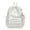 1#White, variant on Polka Dot Backpack for Women, 16.93X11.81X5.12 inch Kawaii Backpack with Plush Charm, Cute Casual Daypack, Drawstring Bookbag with Side Pocket, Rucksack for Travel Daily Outdoor Walking Use