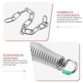 thumbnail image 3 of OULII Hammock Chair Spring Set Galvanized Iron For Home Installation Garden 1 Set 8.7X1.8X1.8In Silver, 3 of 8