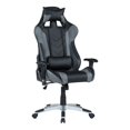 thumbnail image 1 of Milan 53.9" Modern Steel/PU Ergonomic Computer Chair in Black, 1 of 3