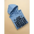 thumbnail image 3 of An All American Girl Hoodie Women -Image by Shutterstock, Female Large, 3 of 4
