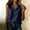 *Navy, variant on ClodeEU Women's Collared Sleeveless Henley Blouse, Casual V Neck Button Down Tank Top Army Green,Women's Plus L