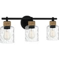 thumbnail image 2 of Baltic 3-Light Matte Black Vanity Light|Black, 2 of 5