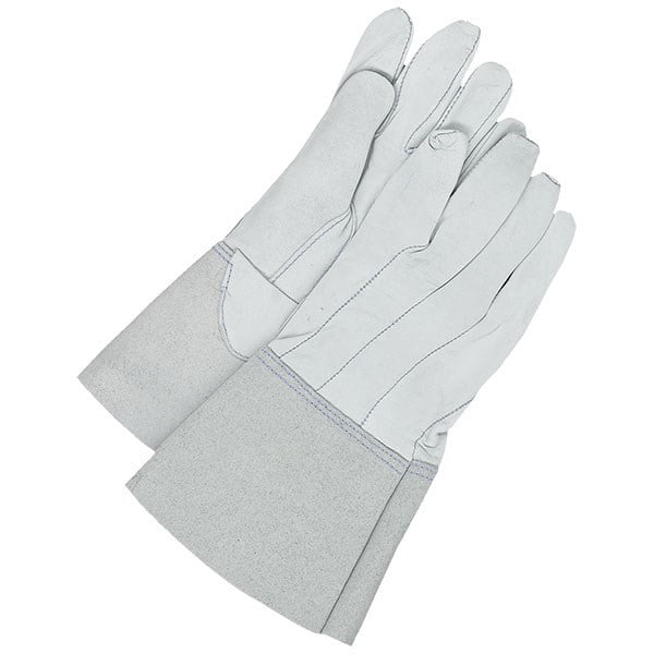 White Bob Dale 60-1-1700-S Premium Grain Leather Sheepskin Tig Welder Glove Small 