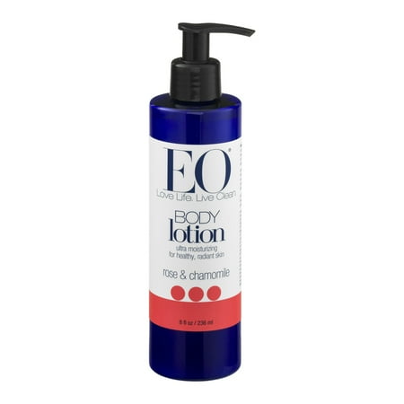 EO Body Lotion Rose & Chamomile, 8.0 FL OZ