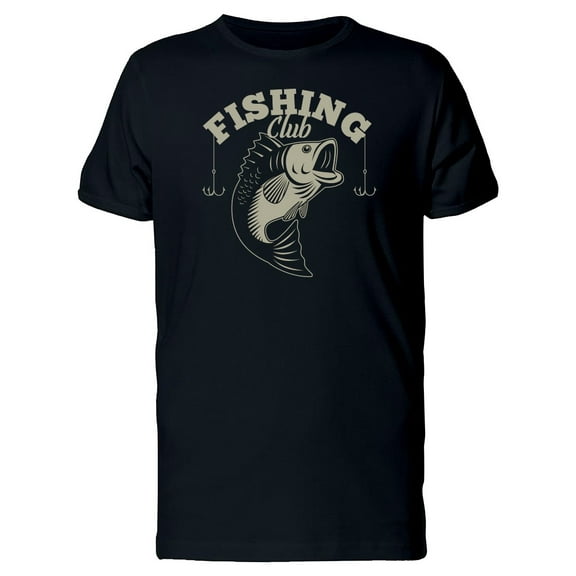Fishing Club With A Fish T-Shirt Men -Image by Shutterstock, Male x-Large