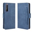 thumbnail image 1 of Case for Sony Xperia 5 II Cover Adjustable Detachable Card Holder Magnetic closure Leather Wallet Case - Blue, 1 of 5