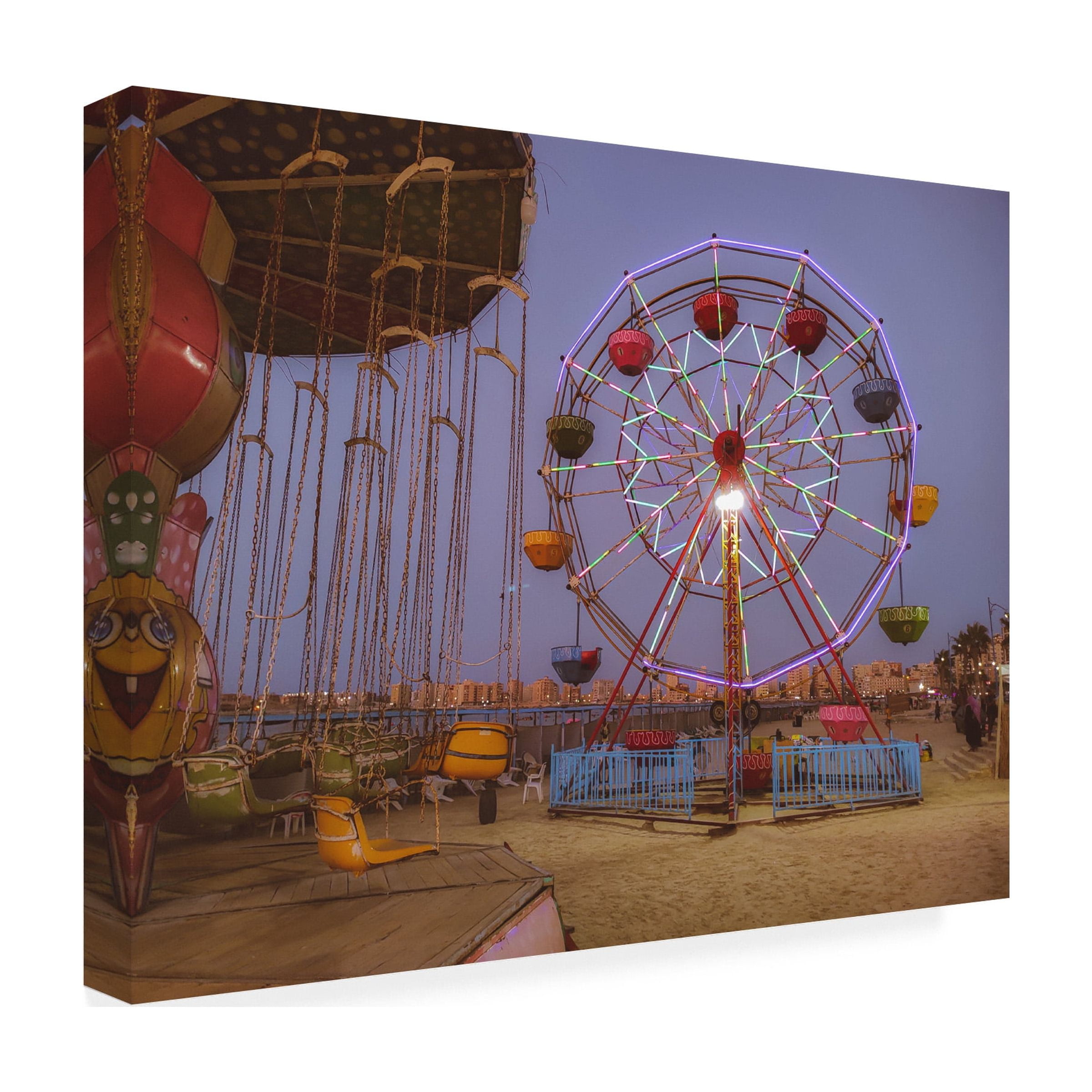 Trademark Fine Art Ahmed Shehata Summer Fun Canvas Wall Art