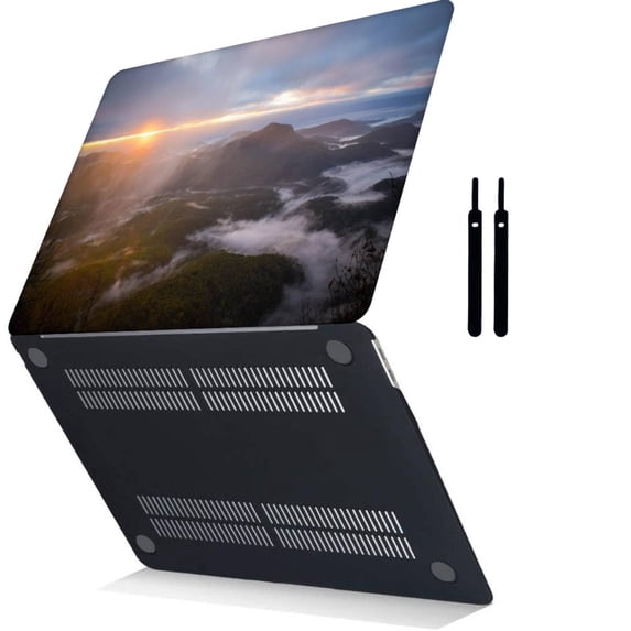 Hard Shell Case Cover Only Compatible Old MacBook Pro 15 inchs with Retina Display No CD-ROM / USB-C Cable Tie Model: A1398 Sky Series 0808