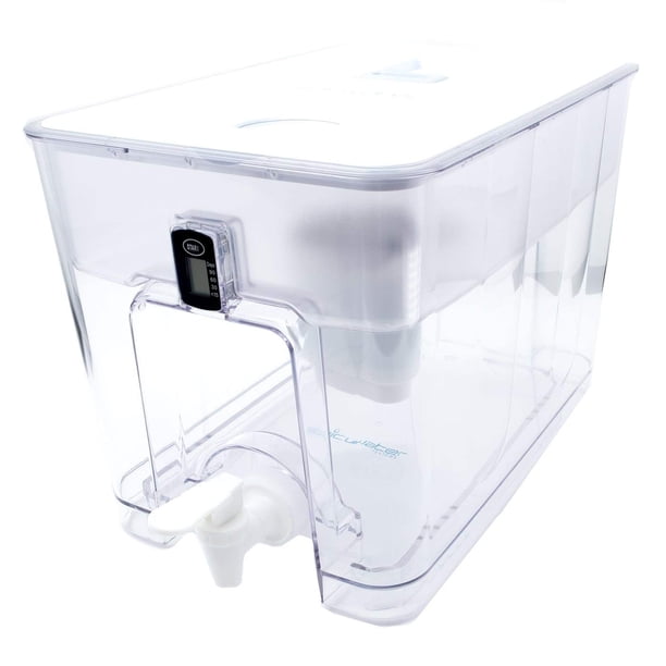 Dispensador de filtro de agua de encimera Epic Pure para agua potable. Filtro de 36 tazas de 150 galones. Sin BPA Elimina fluoruro, cloro y plomo Purificador de agua Dispensador de jarra de agua grand