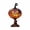 A, variant on Leutsin Halloween Pumpkin Table Lamp, Stained Glass Resin Hollow Pumpkin Vintage Decorative Night Light for Desktop Mantel Shelf Indoor Home Decor, Gothic Pumpkin Lantern for Bedroom, Living Room
